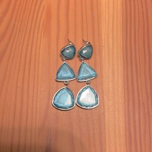 Costume Turquoise Dangle Earrings